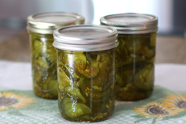 bread and butter pickles