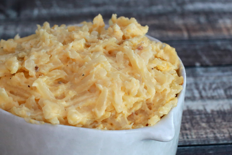 hash brown potatoes with cheese