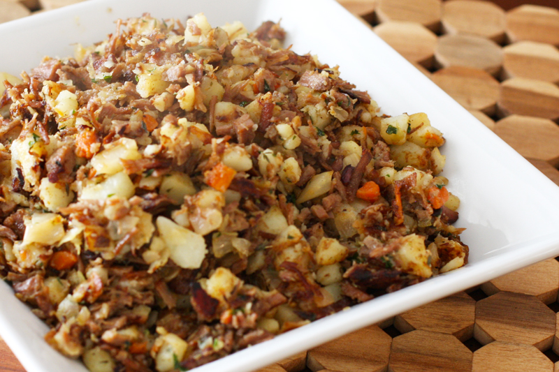 Classic Corned Beef Hash With Potatoes