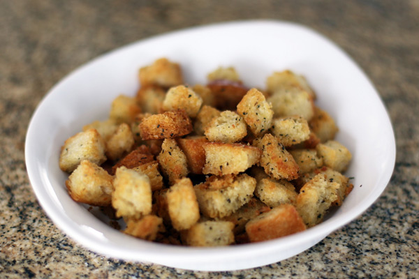 how to make croutons