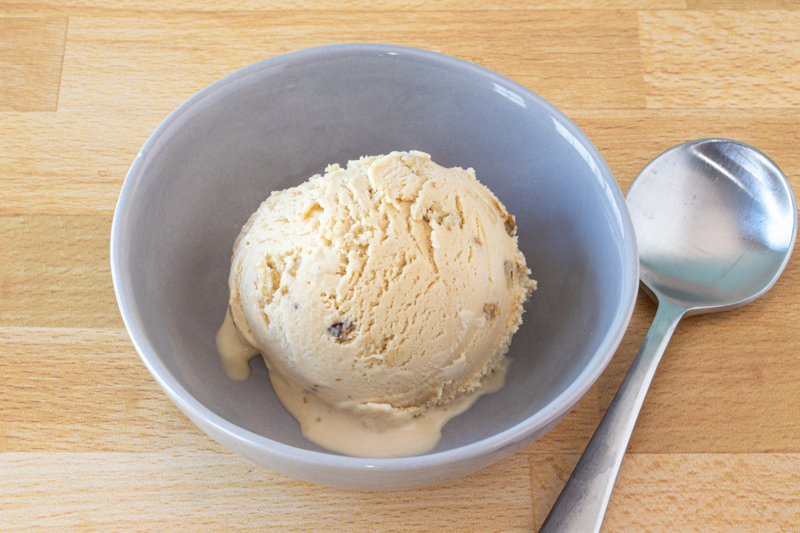 Creamy Homemade Maple Walnut Ice Cream