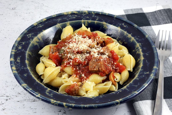 Meaty Neapolitan Pasta With Sausage