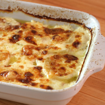 Creamy Scalloped Potatoes With Gruyere Cheese Recipe