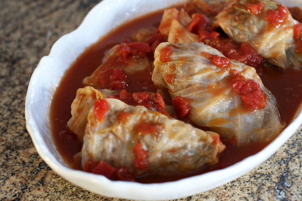 cabbage rolls, stuffed cabbage