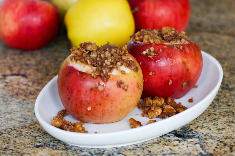 Baked Apples With Crumb Topping Recipe