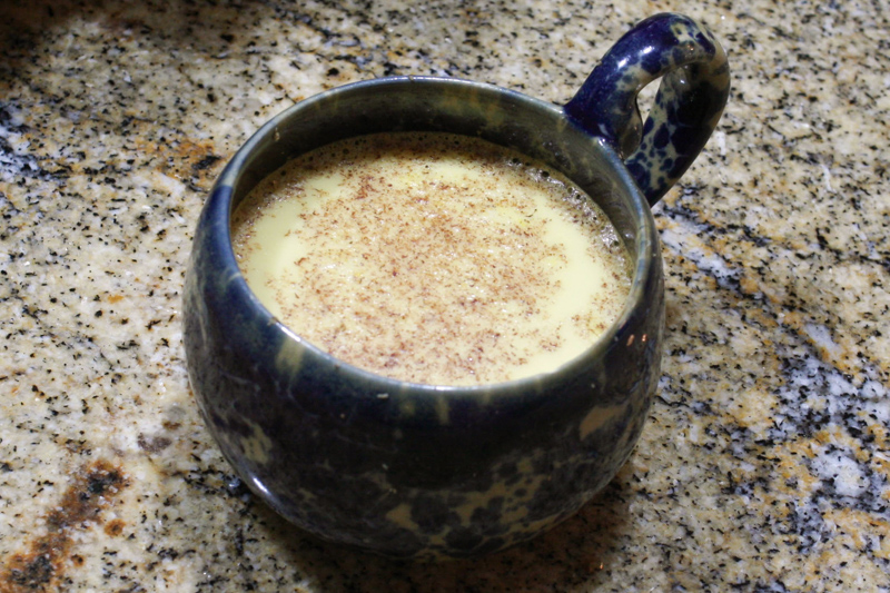 Basic Egg Custard With Nutmeg Recipe
