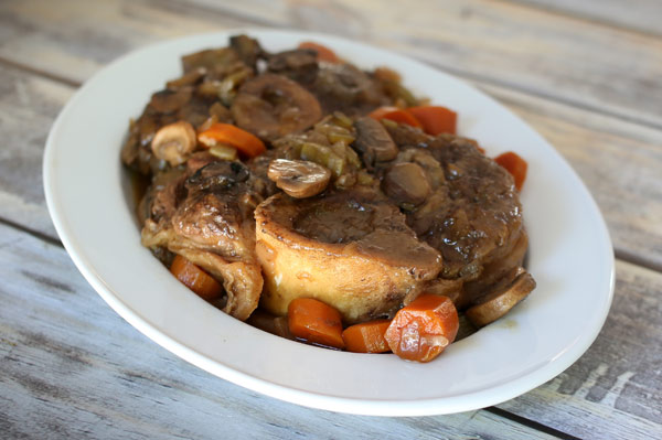 Oven-Braised Beef Shanks With Vegetables Recipe