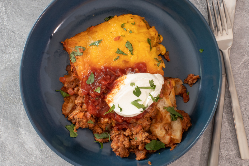 Easy Baked Burrito Casserole Recipe