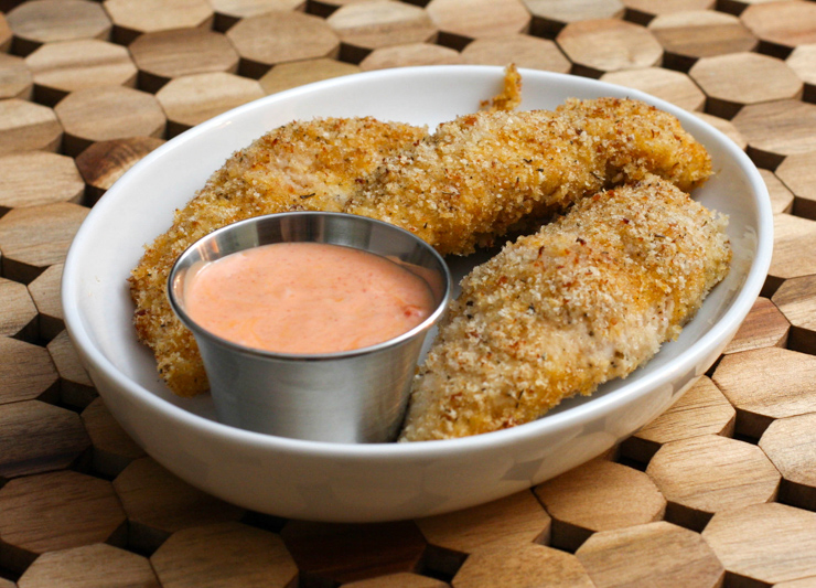 Bacon and Panko Crusted Chicken and Sriracha Mayonnaise Recipe