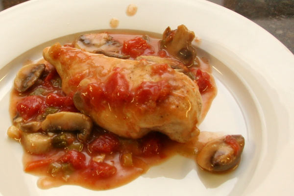 Easy Skillet Chicken Breast With Tomatoes Recipe