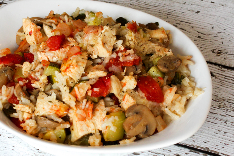 Chicken, Rice, and Zucchini Casserole Recipe