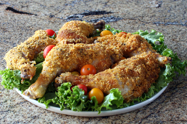 Oven-Fried Cornflake Crusted Chicken - Classic-Recipes