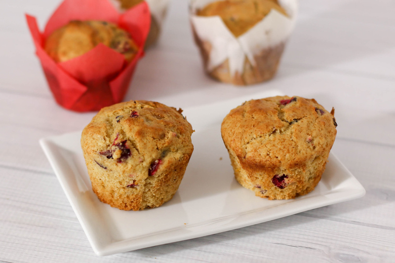 Cranberry muffins.