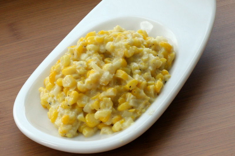 Fresh cream-style corn.