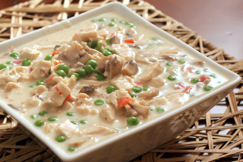 Creamed Chicken or Turkey Recipe