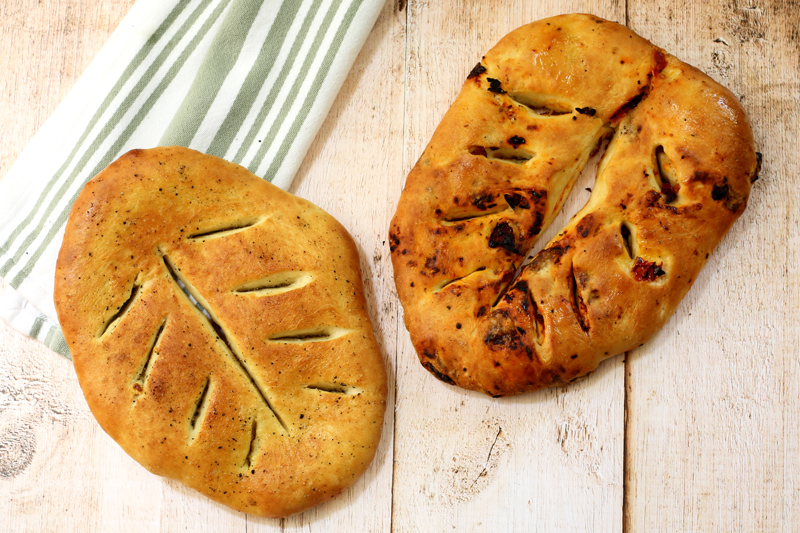 Easy Homemade Fougasse Yeast Bread