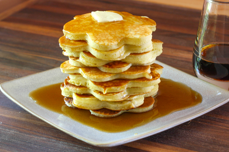 Stack of pancakes.