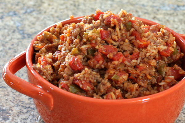 Easy Spanish Rice With Ground Beef Recipe Beef Poster