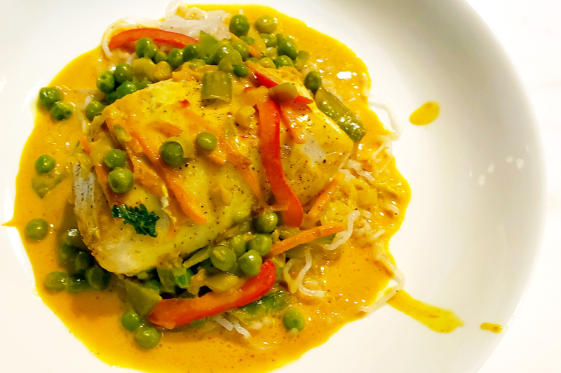 Halibut With ThaiStyle Coconut Curry Recipe