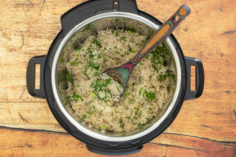 Instant Pot Coconut Brown Basmati Rice