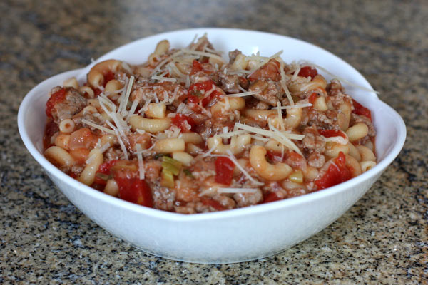 american chop suey recipe on prince macaroni box