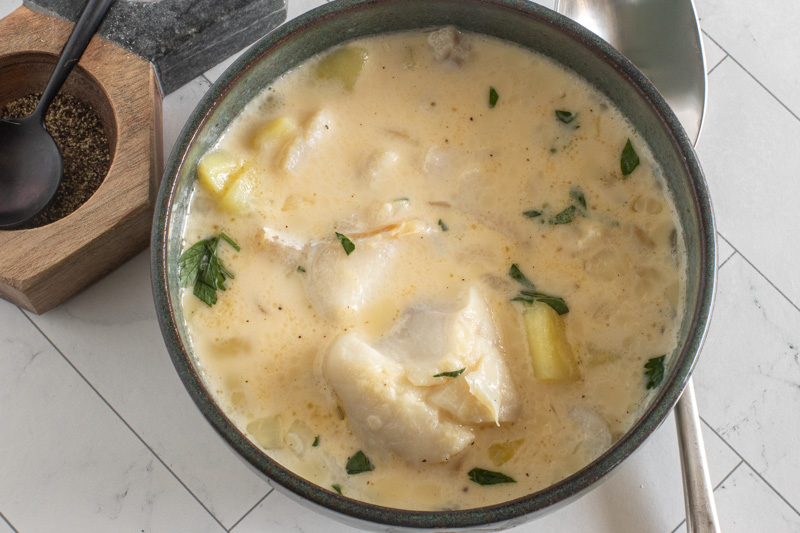Maine Haddock 🐟 Chowder Recipe