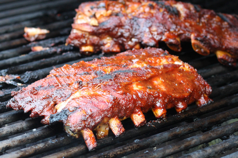 Maple grilled ribs.