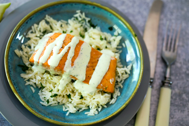 Baked Salmon Fillets With Basil Mayonnaise - Classic-Recipes