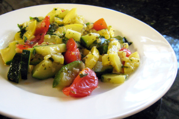 Zucchini With Tomatoes Skillet Classic Recipes 