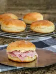 angel biscuits with ham