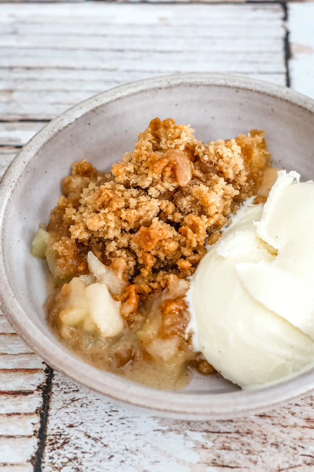 apple crumble dessert