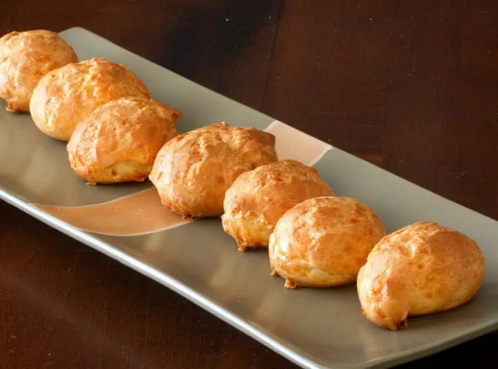 gruyères on a serving tray