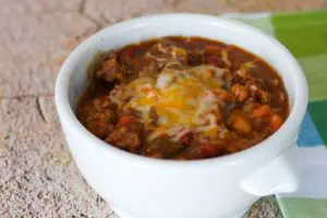 beef and beans with cheese