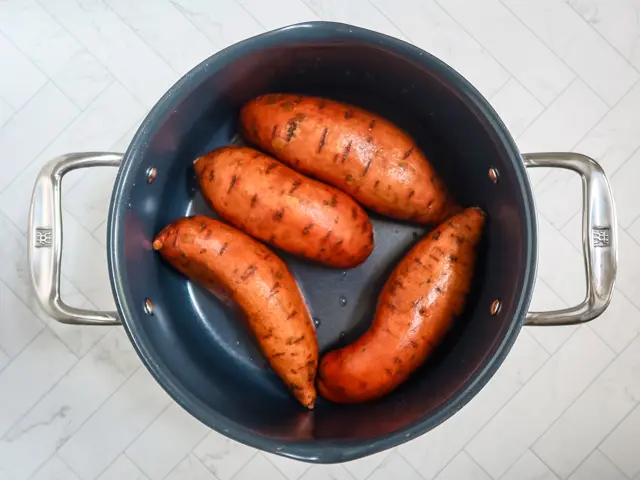 cook the sweet potatoes