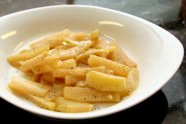 kohlrabi in a serving dish