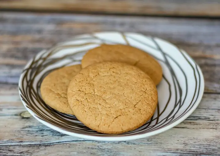 brown sugar cookies with almond meal