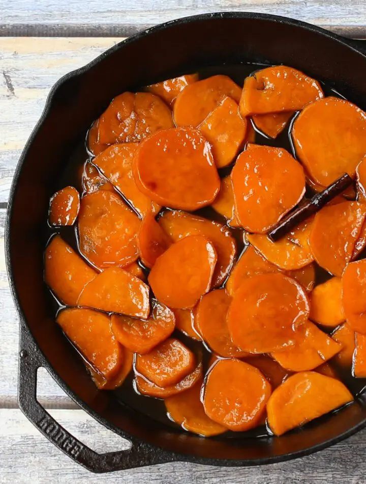 brown sugar glazed sweet potatoes