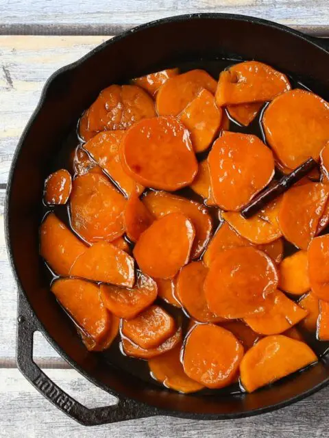 glazed sweet potatoes