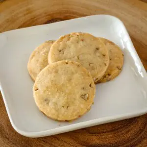 butter pecan shortbread cookies