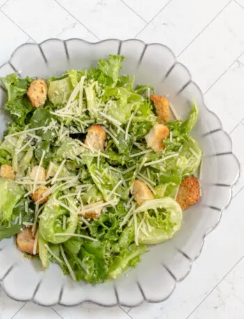 how to make caesar salad with homemade dressing