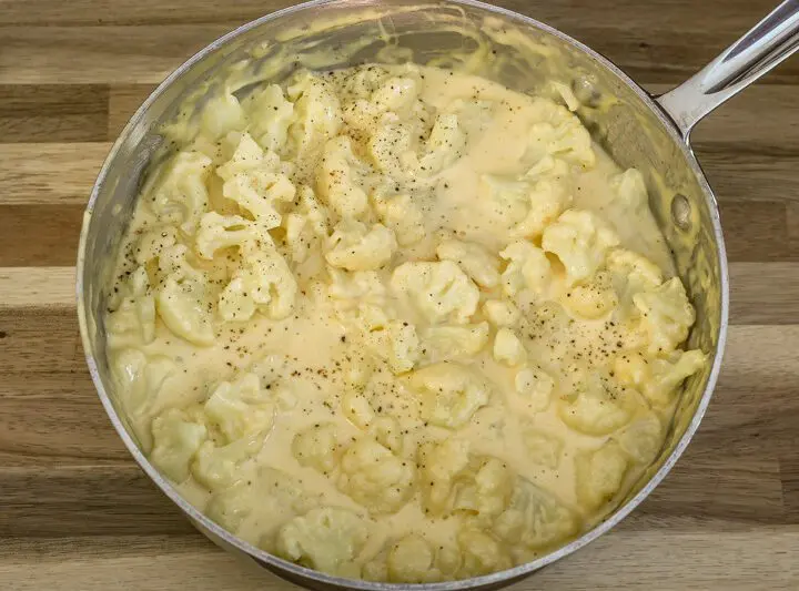 cauliflower "faux" macaroni and cheese