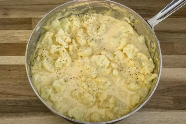 cauliflower "faux" macaroni and cheese