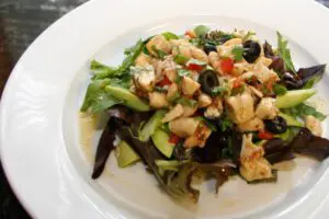 chicken and bean salad