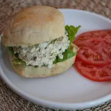 chicken salad with fresh herbs