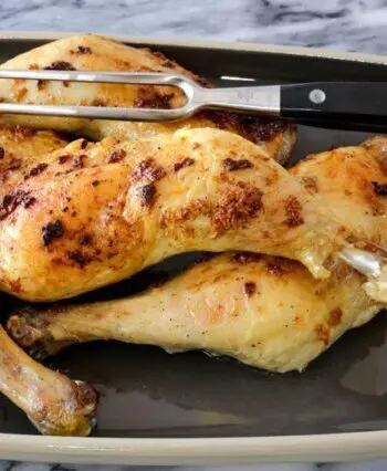 garlic roasted chicken leg quarters