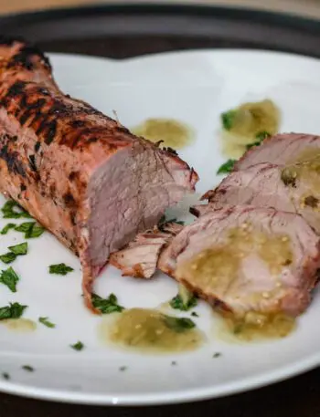 grilled pork tenderloin with salsa verde