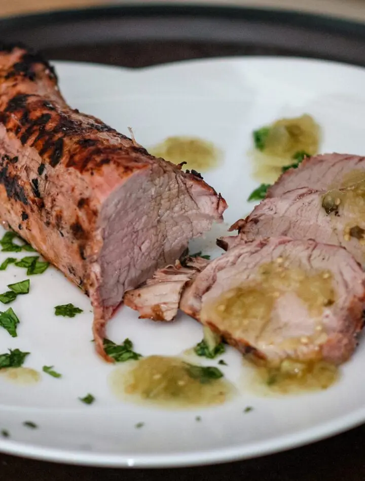 grilled pork tenderloin with salsa verde