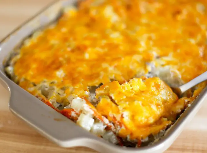 ground beef and potato casserole