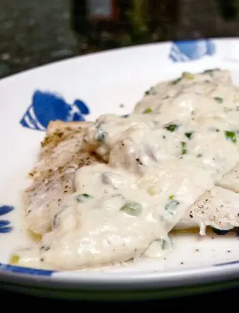 haddock newburg on a platter