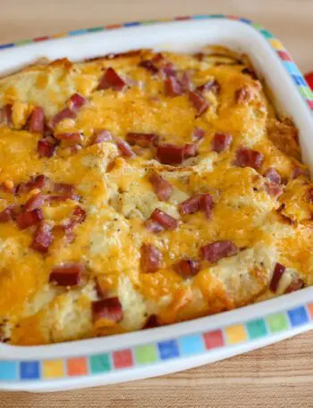 ham and egg breakfast casserole